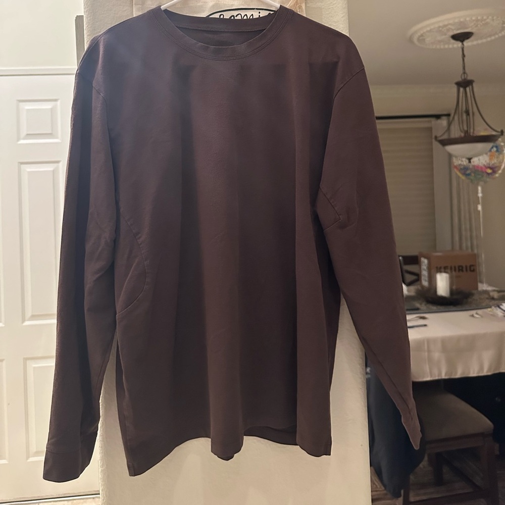 lululemon athletica Pique Long Sleeve Tee - Dark Brown
